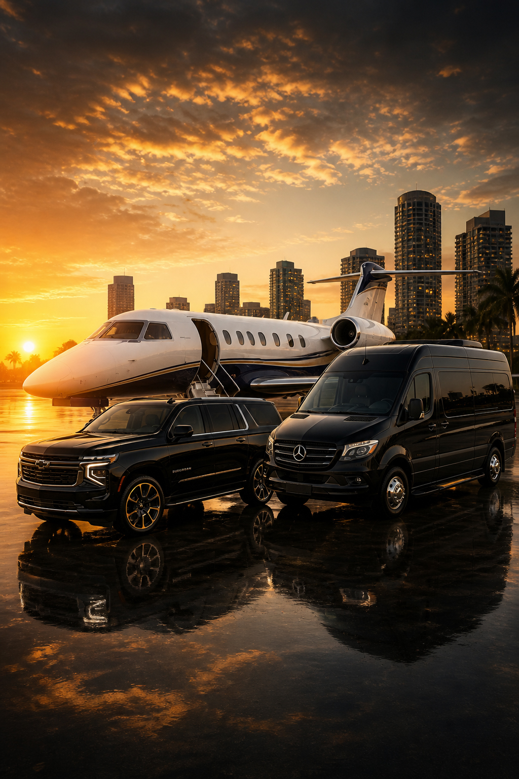 Black luxury SUV